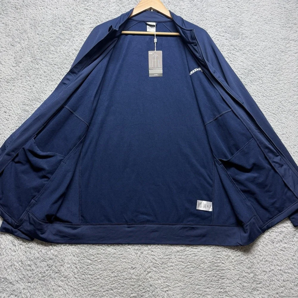 Levelwear The Players Nitro Navy Blue Jacket Mens 2XL Full Zip Fleece Lined New